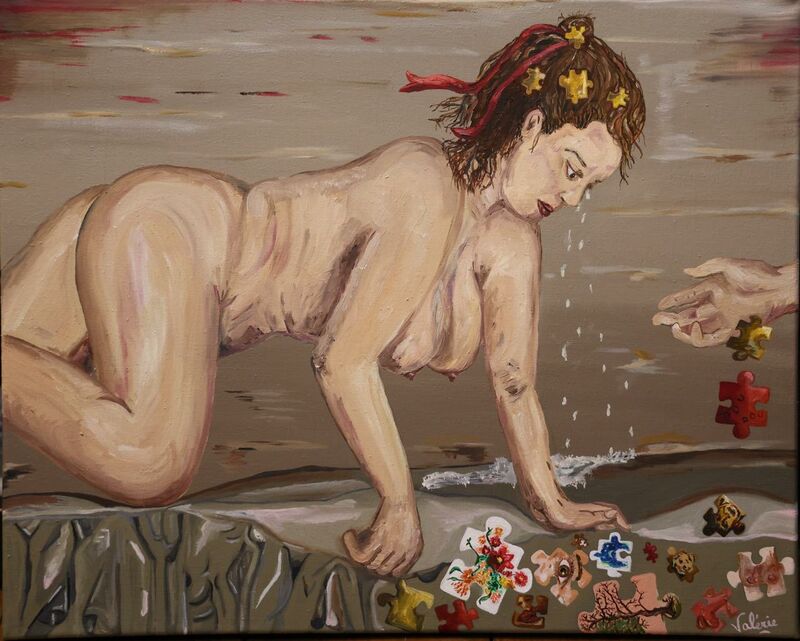 Casse-tête - a Paintings by Bayet Valérie